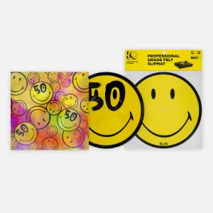 12on12 Smiley® 50th Anniversary Picture Disc   Slipmat