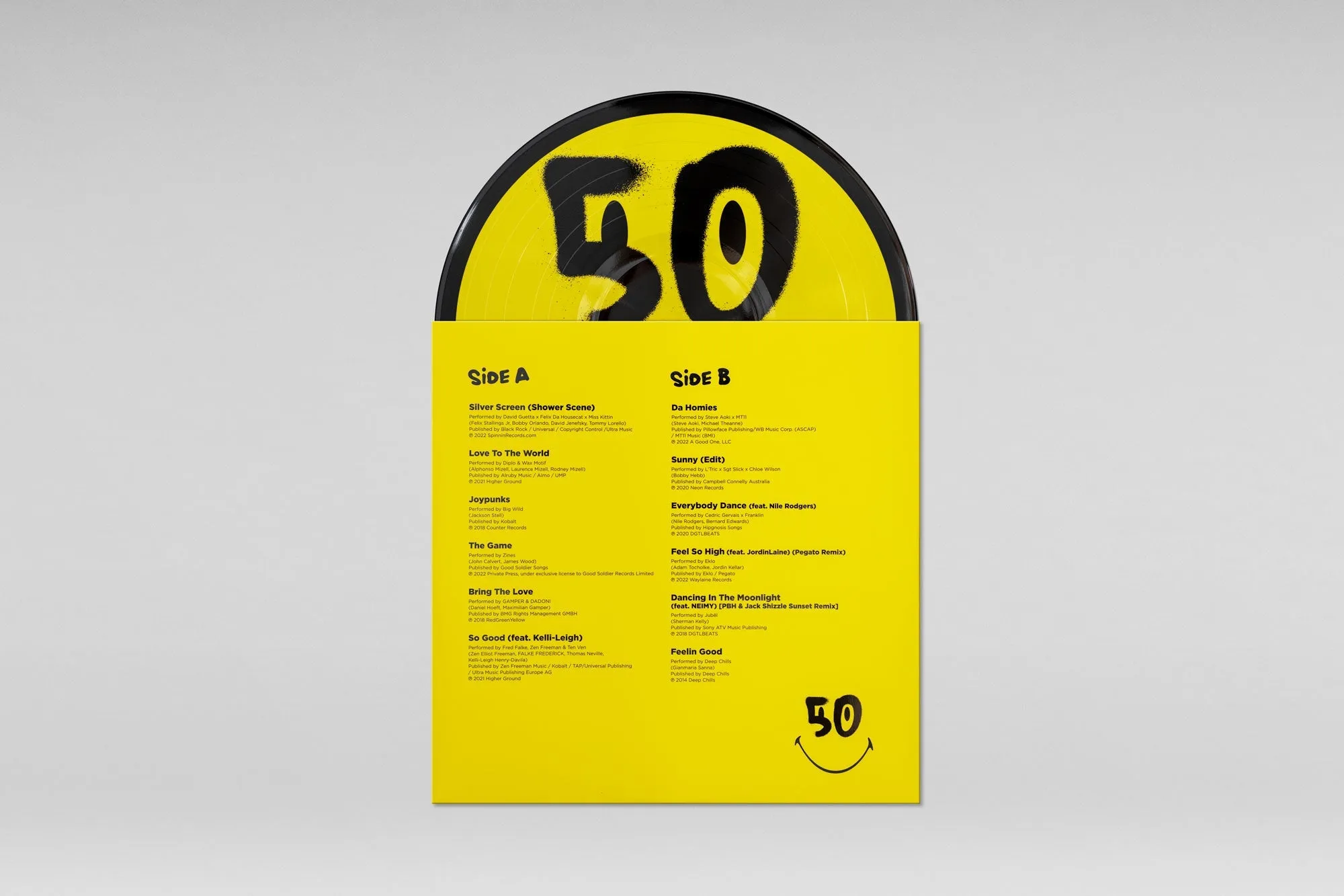 12on12 Smiley® 50th Anniversary Picture Disc