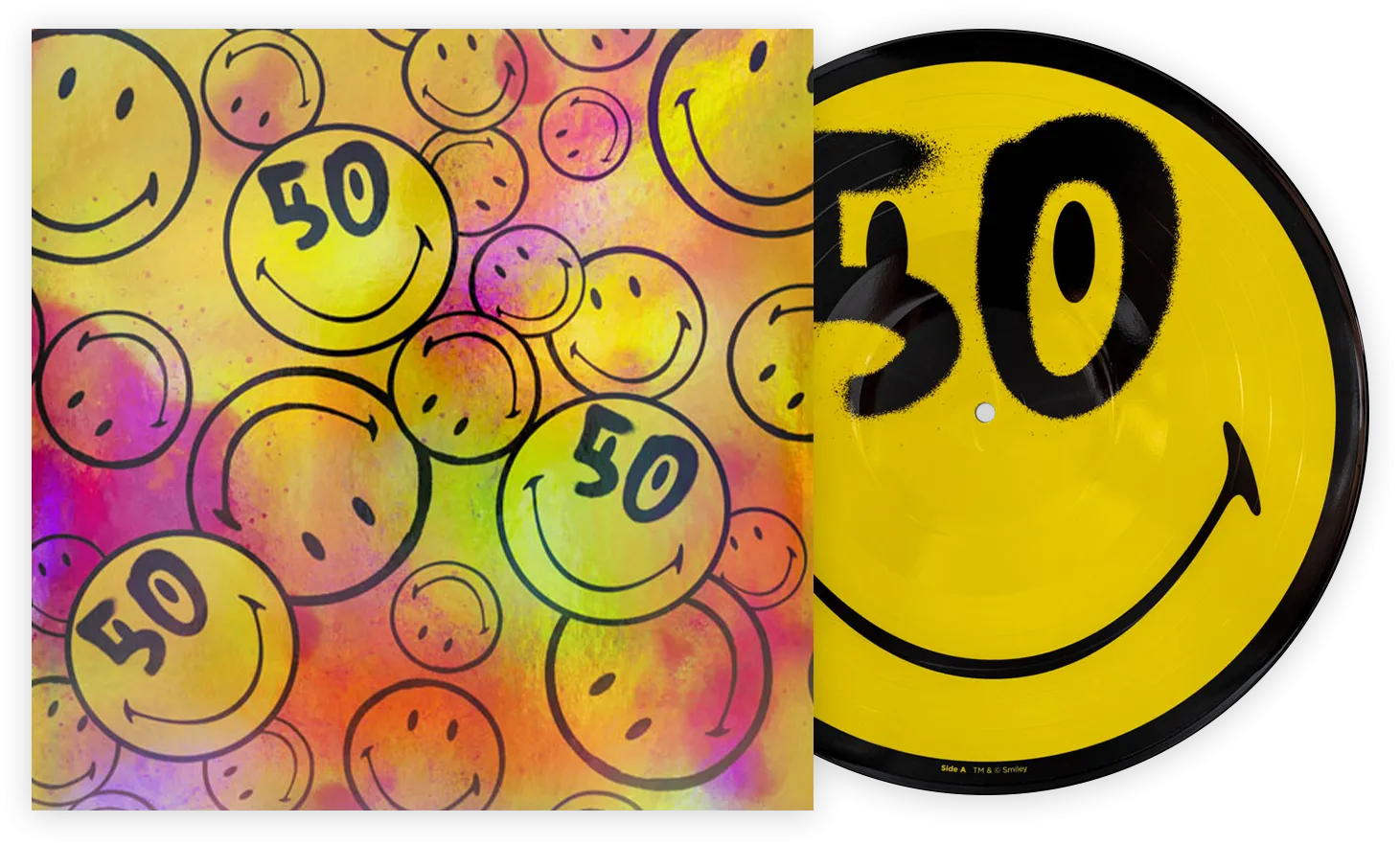 12on12 Smiley® 50th Anniversary Picture Disc