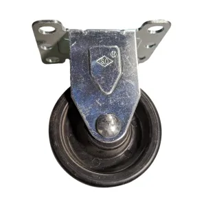 3" x 1-1/4" Polyolefin Wheel Rigid Caster - 250 lbs. Capacity
