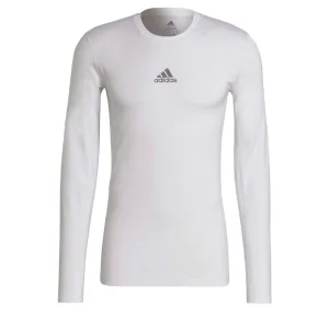 Adidas Compression Long Men's T-Shirt White Gu7334 S