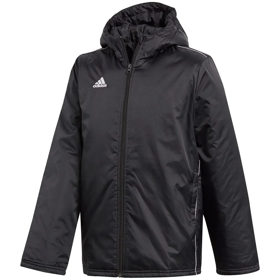 Adidas Core 18 Stadium Junior Kids Jacket Black Ce9058