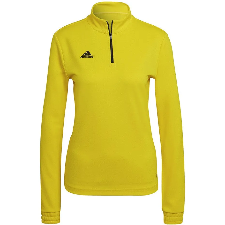 Adidas Entrada 22 Top Training Sweatshirt Yellow Hi2130 L