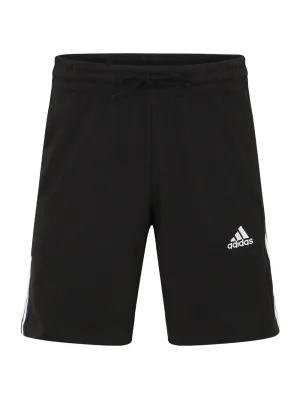 Adidas Essentials 3-Stripes Regular Sweatpants, Black