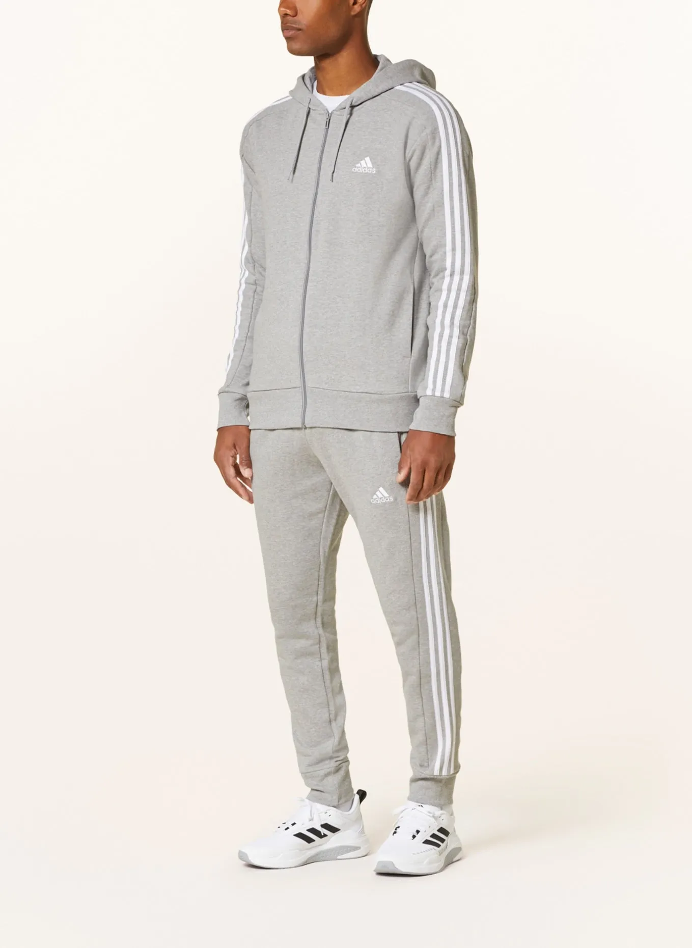 adidas ESSENTIALS sweatshirt, light gray