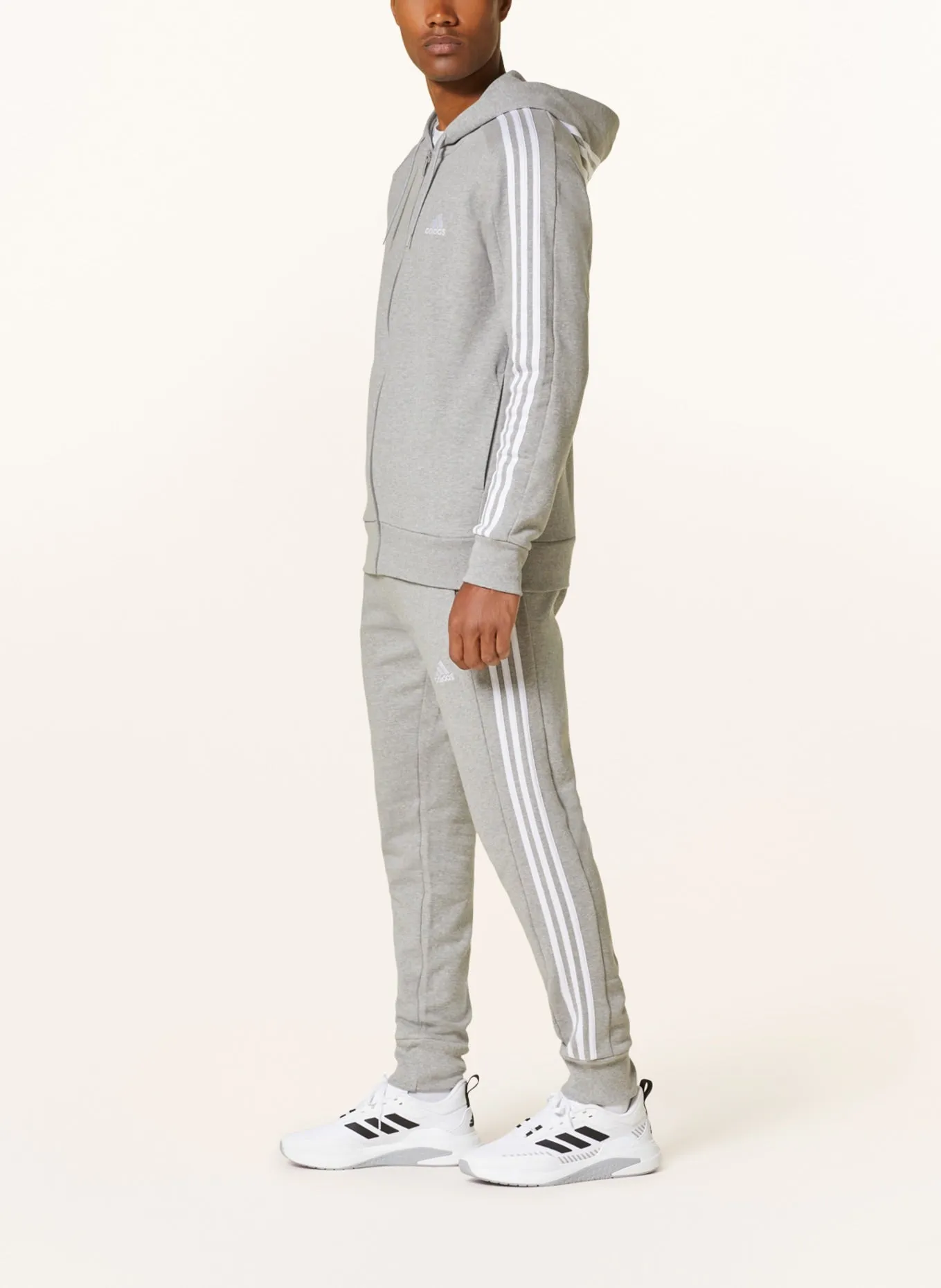 adidas ESSENTIALS sweatshirt, light gray
