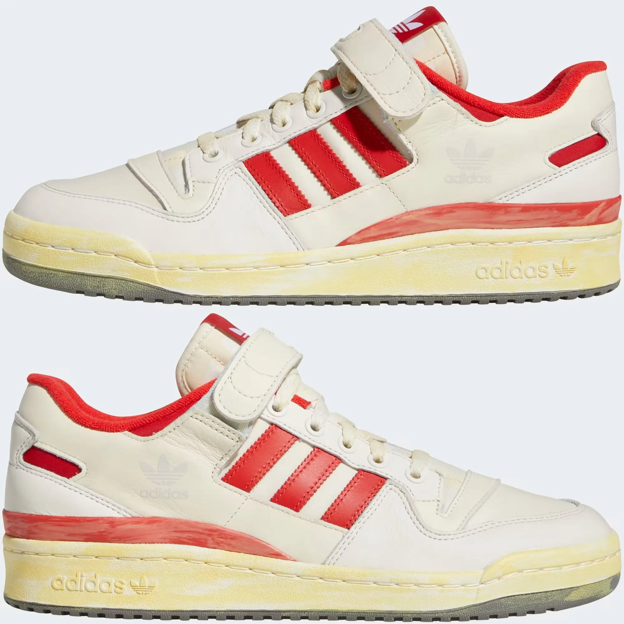 Adidas Forum 84 Low Aec 'Vintage Pack - Red' sneakers, white