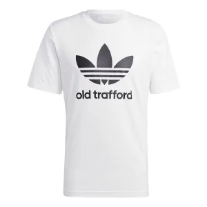 adidas originals Manchester United OG Trefoil T-Shirt 'White', white