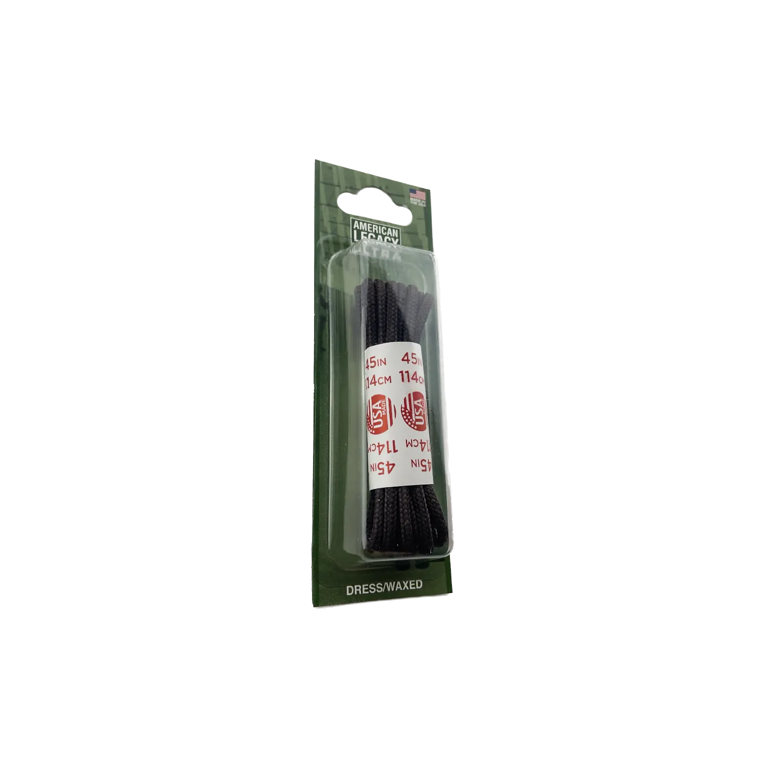 American Legacy ® Ultra Waxed Casual Dress Laces | Black