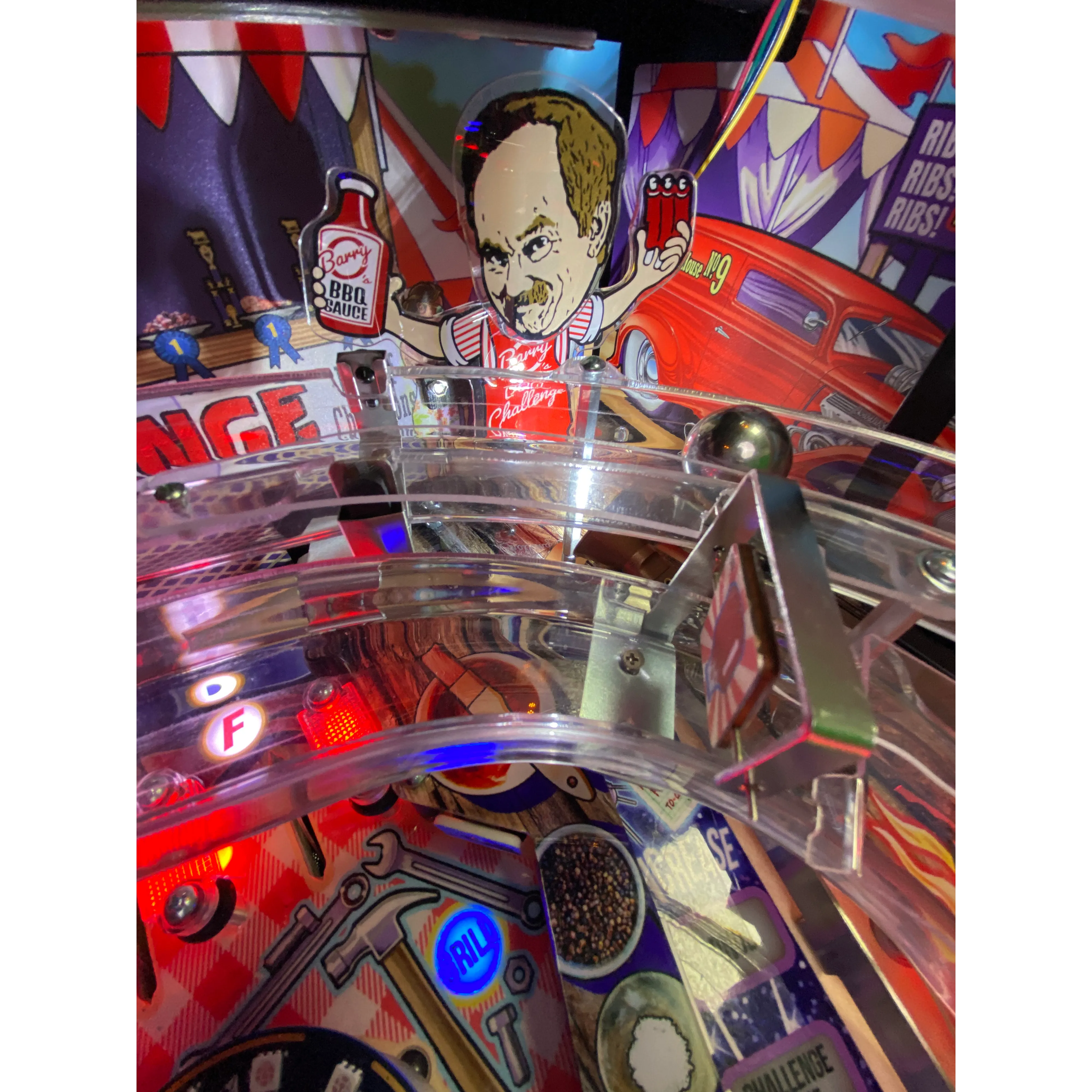 American Pinball Barry O's BBQ Challenge Pinball Machine