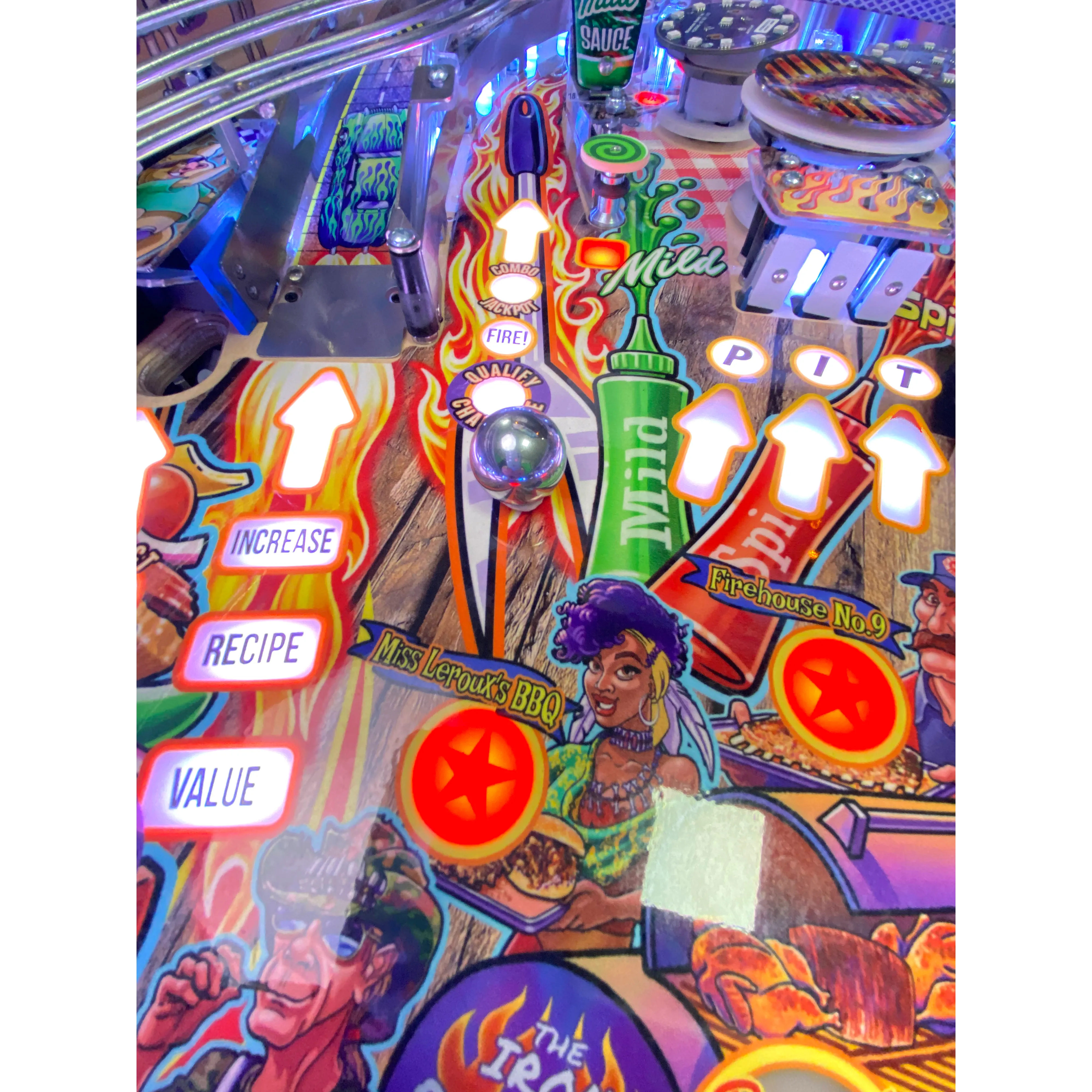 American Pinball Barry O's BBQ Challenge Pinball Machine