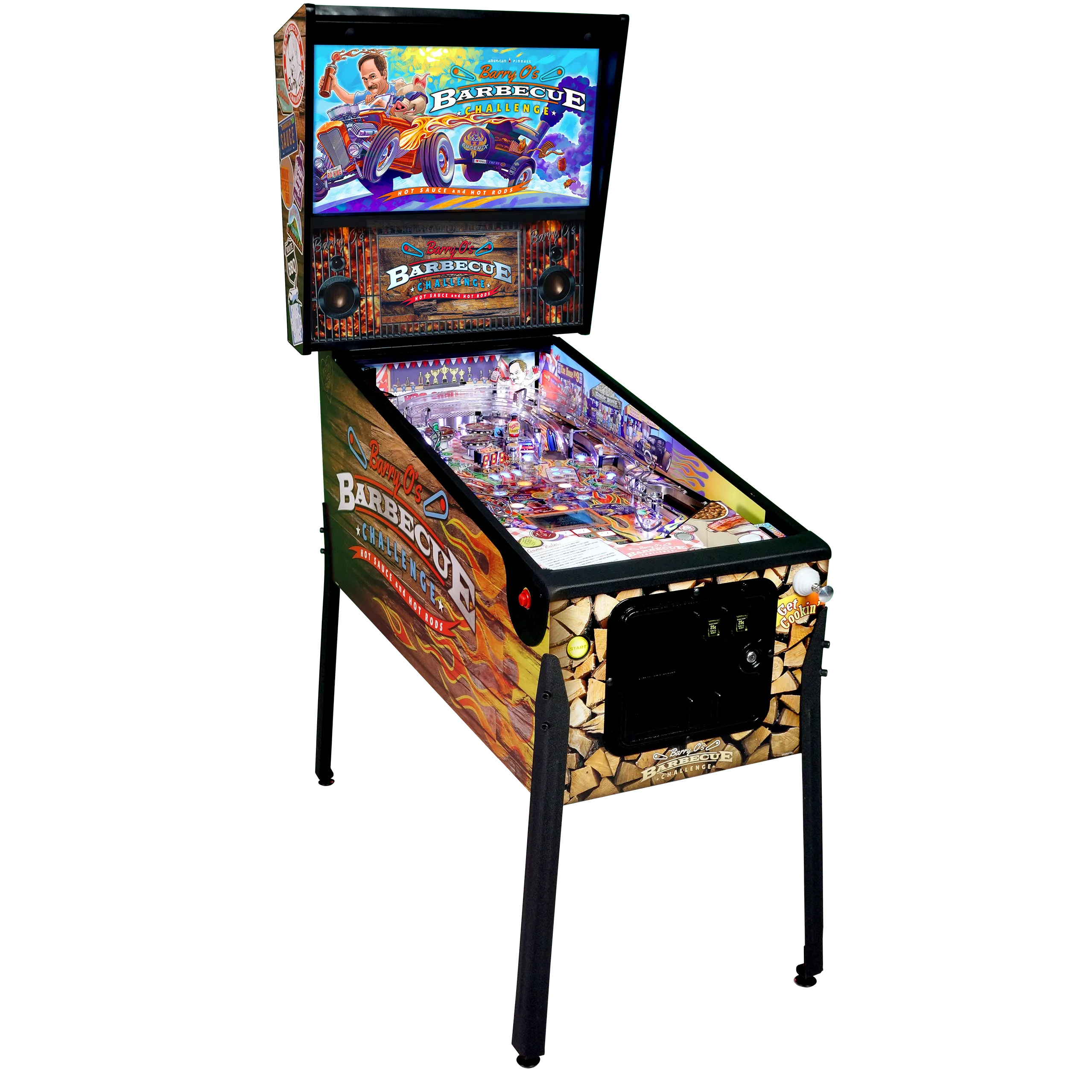 American Pinball Barry O's BBQ Challenge Pinball Machine