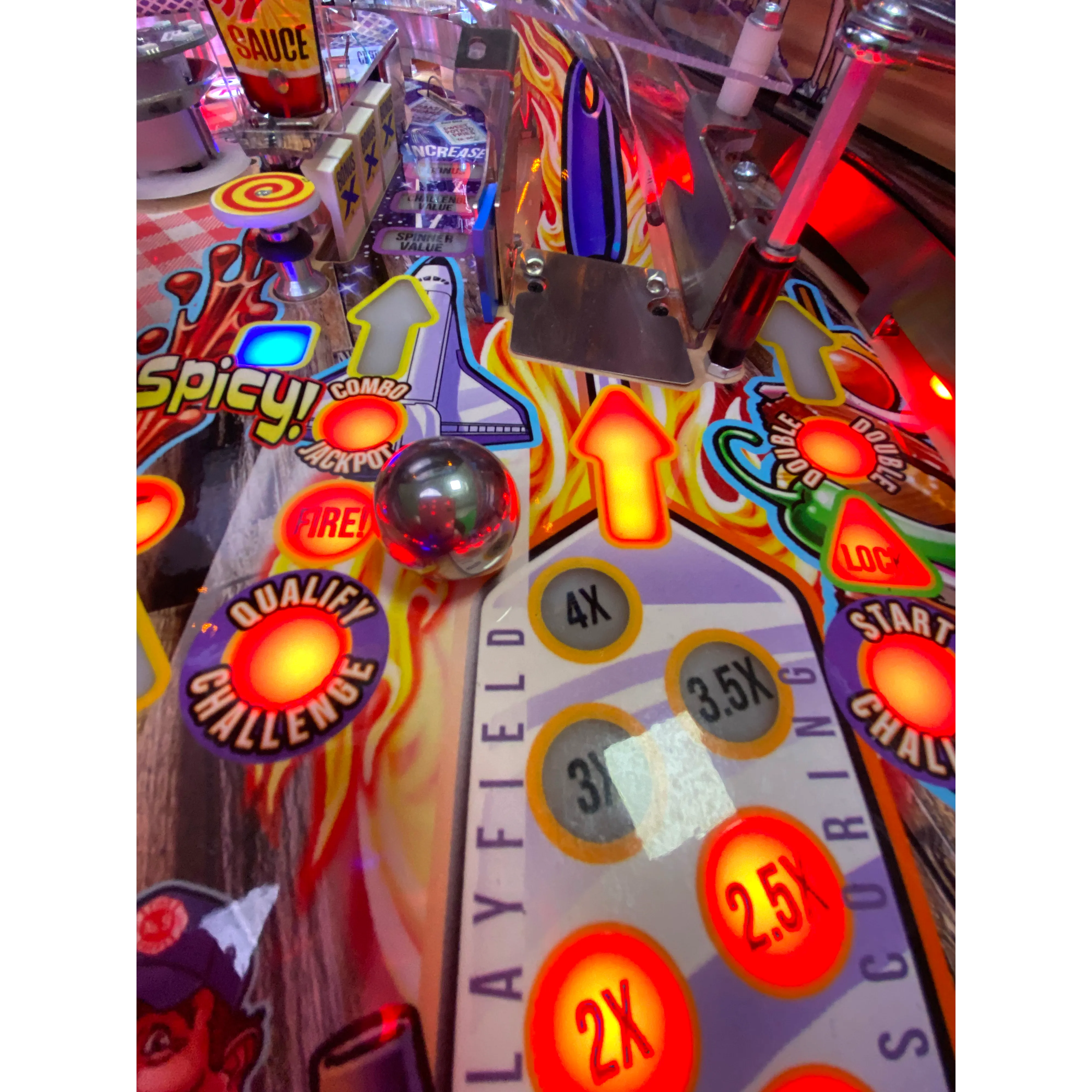 American Pinball Barry O's BBQ Challenge Pinball Machine
