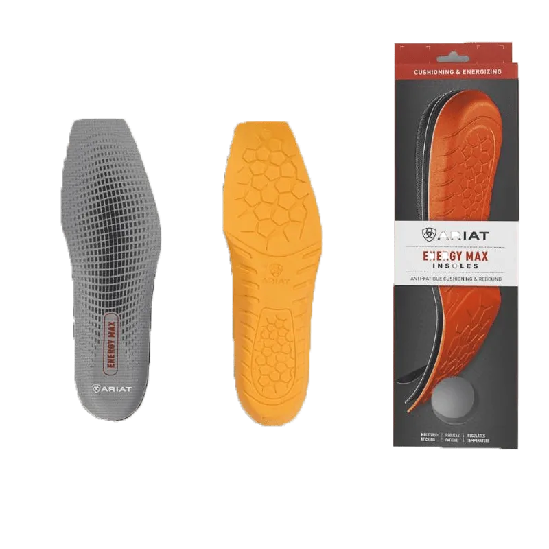 Ariat Men's Energy Max Square Toe Xtra-Comfort Insoles