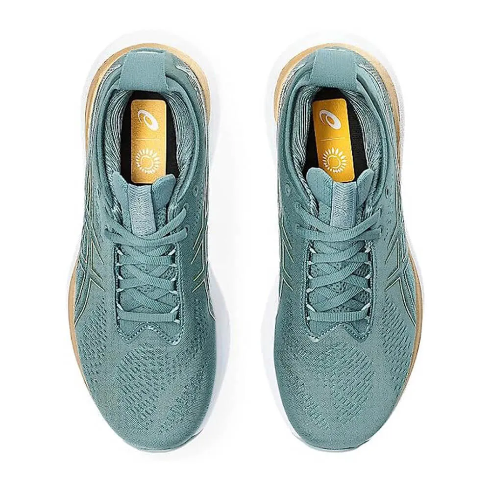 Asics Women's Gel-Nimbus 25 sneakers, green/beige