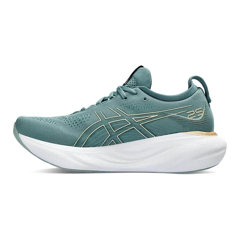Asics Women's Gel-Nimbus 25 sneakers, green/beige