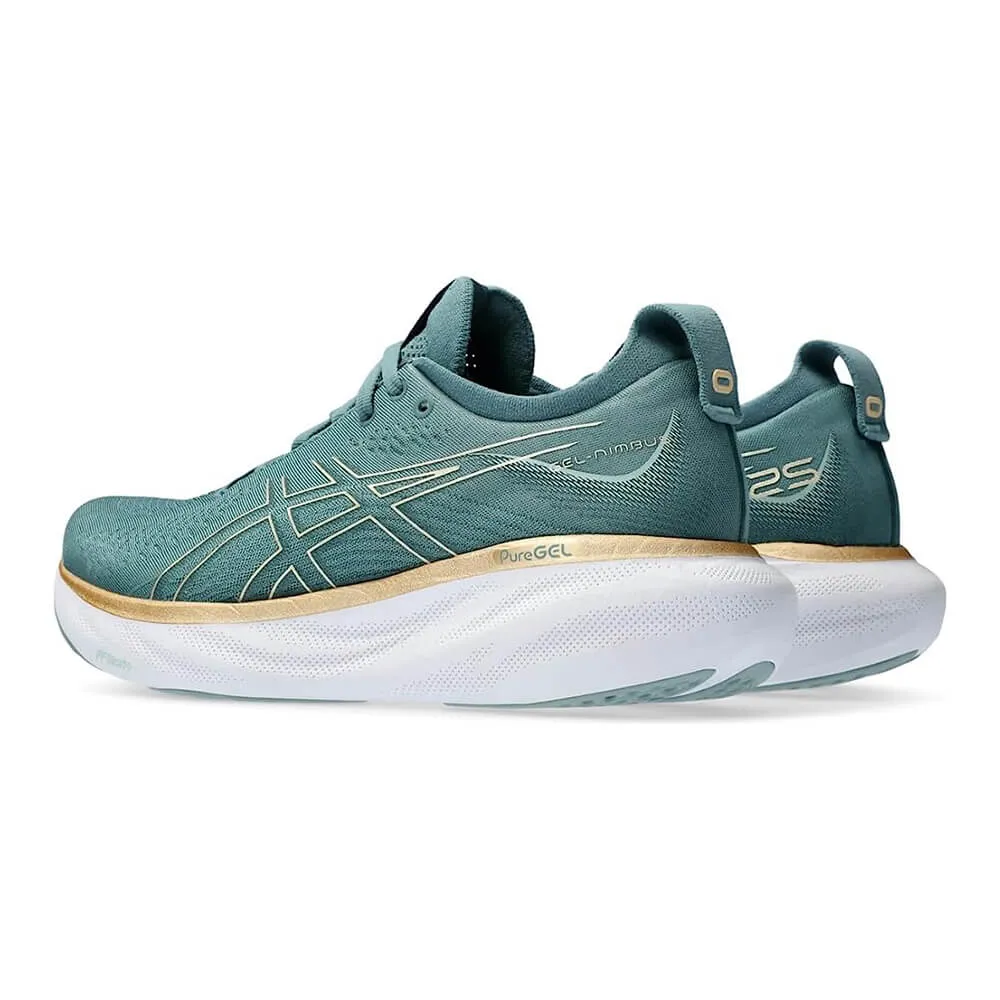 Asics Women's Gel-Nimbus 25 sneakers, green/beige