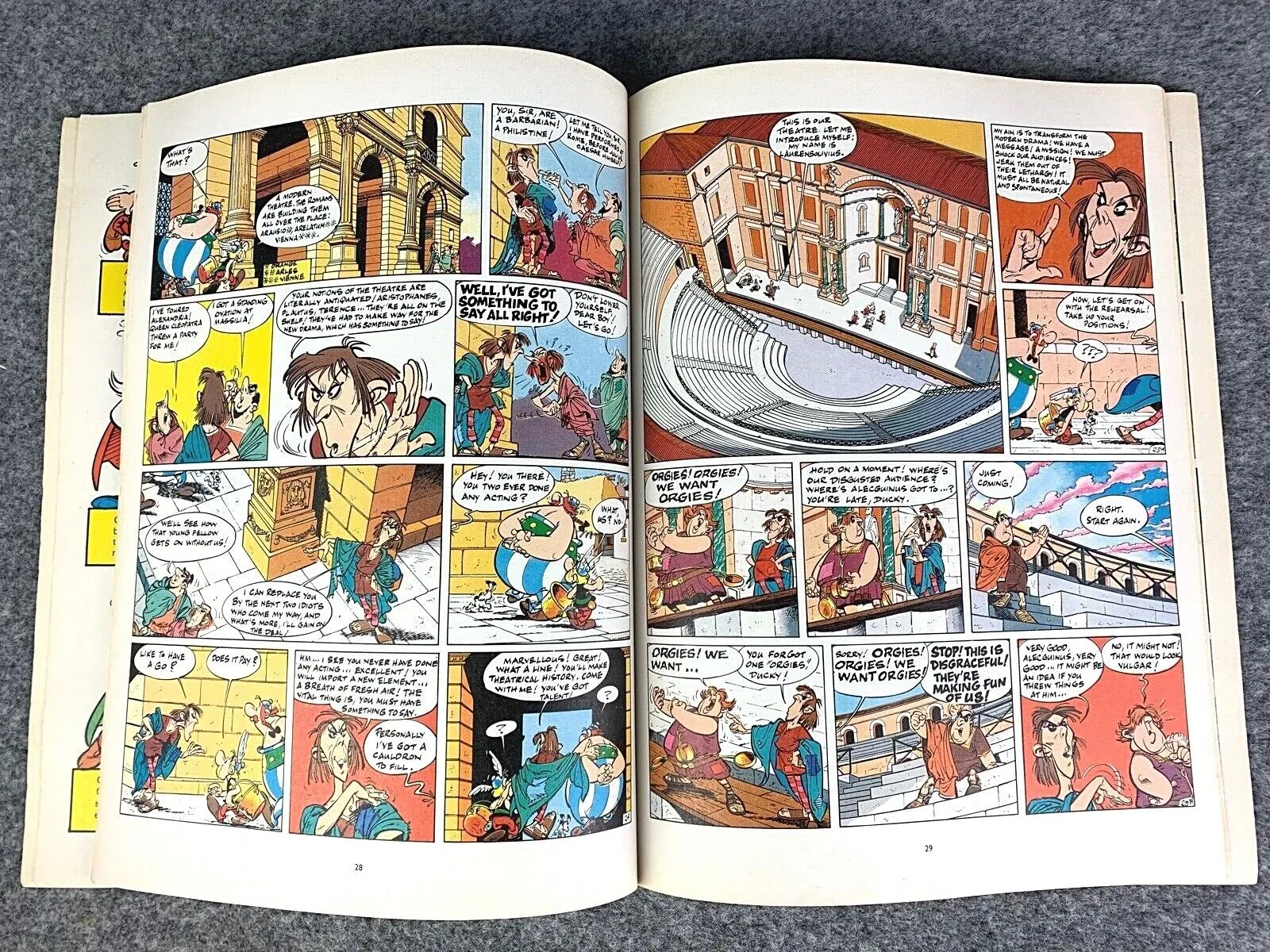 Asterix & the Cauldron - 1970s Hodder/Dargaud UK Edition Paperback Book Uderzo