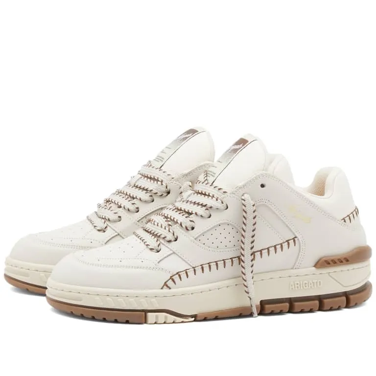 Axel Arigato Area Lo With Stitch Sneakers, beige