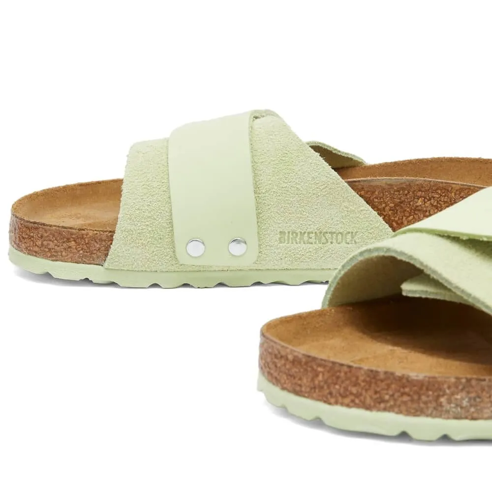 Birkenstock Oita Modern Suede Sandals, Light Green