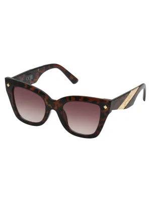 Bold Cat Eye Sunglasses in Tortoise