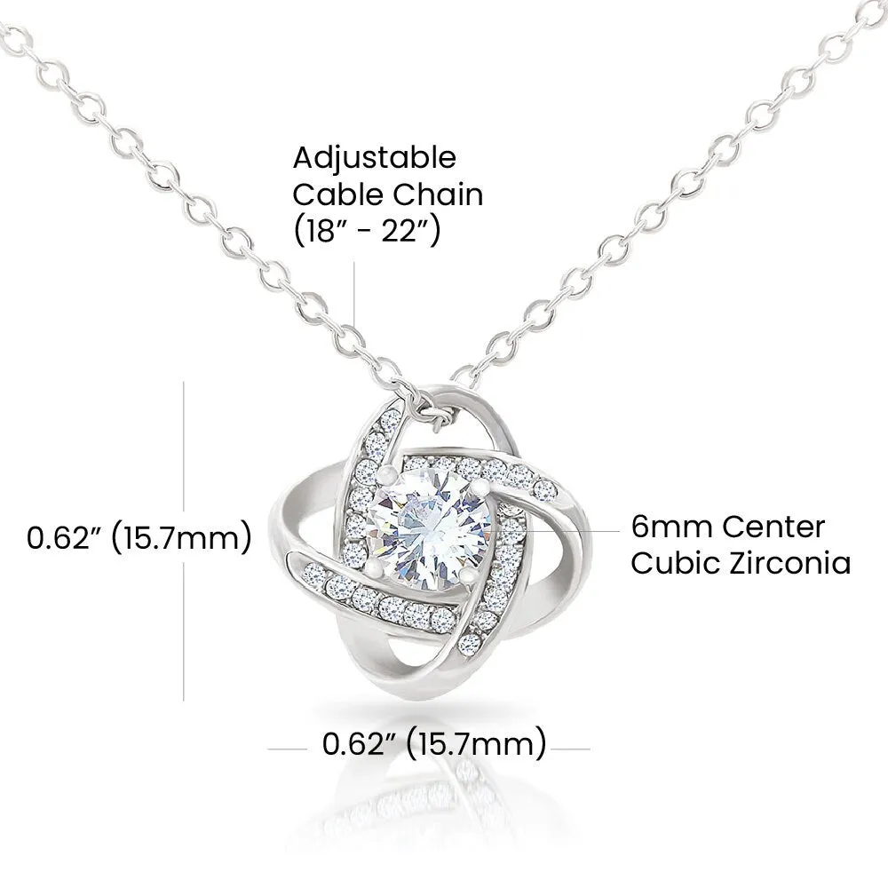 Bride Gift to Mother, Gift for MoB, Daughter To Mom Gift, Love Knot, Gift to Mother of the Bride, Gift from Bride to Mom, Mother Gift Bridal