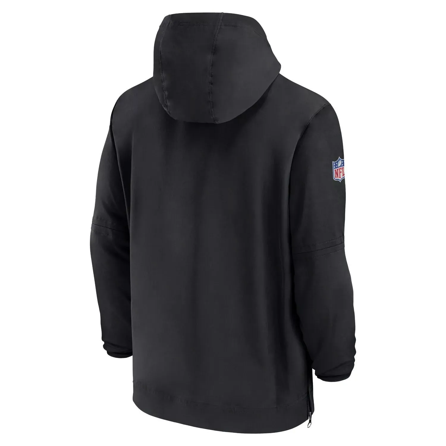 Carolina Panthers Nike Men's Black Side Line Zip Hoodie