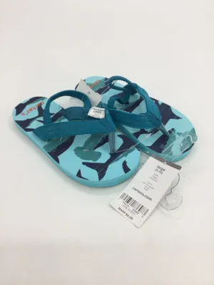 Carter's Child Size 9 Toddler Blue Sandals/Flip Flops