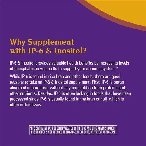 Cell Forte IP-6 & Inositol 240 veg caps by Nature's Way