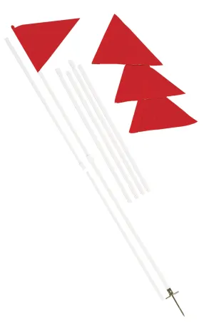 Champion Sports Two-Piece Economy Soccer Corner Flag Set