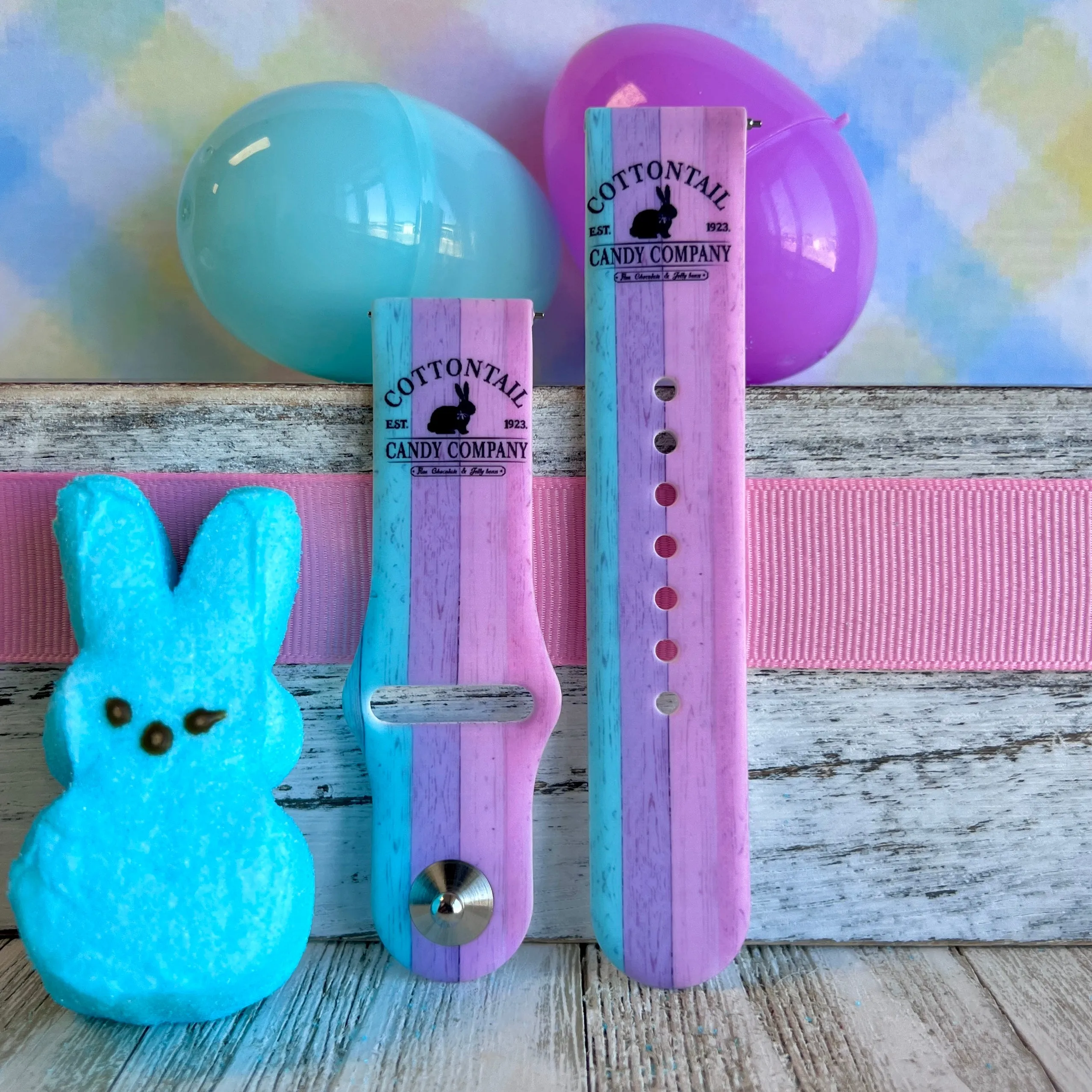 Cottontail Print Silicone Band For Samsung Watch
