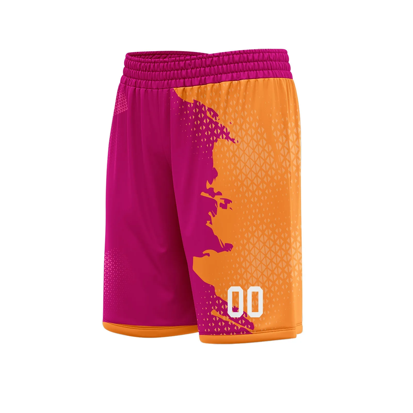 Custom Pink Yellow Soccer Sets Jersey Personalized SCJ101-D020210-5