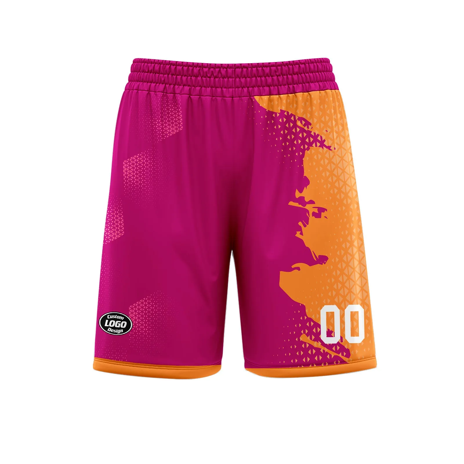 Custom Pink Yellow Soccer Sets Jersey Personalized SCJ101-D020210-5