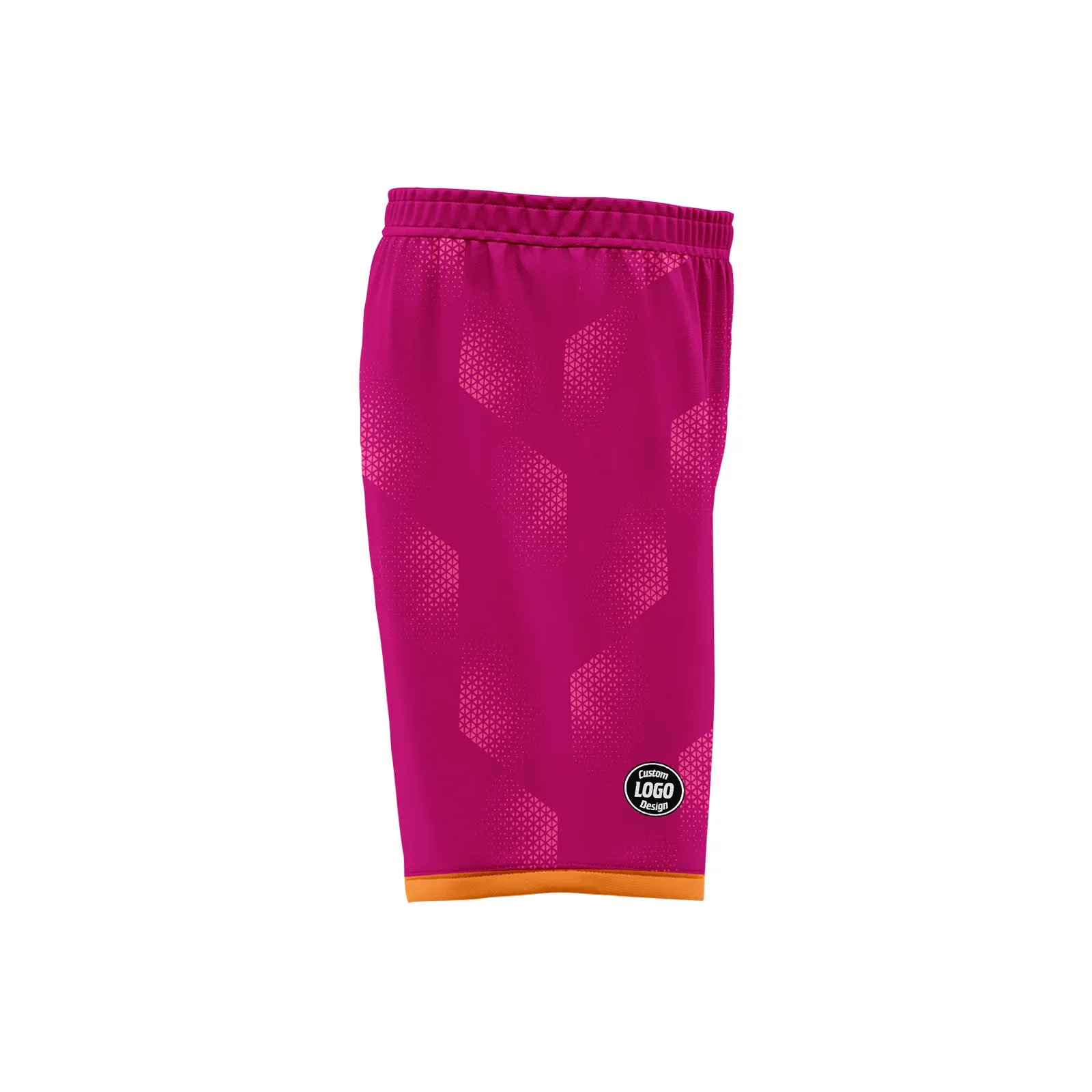 Custom Pink Yellow Soccer Sets Jersey Personalized SCJ101-D020210-5