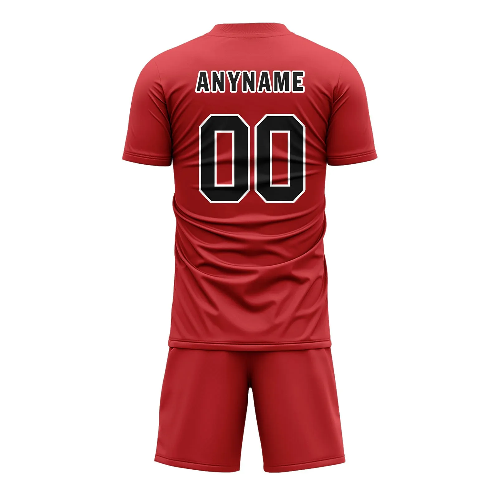 Custom Red Soccer Sets Jersey Personalized SCJ101-D28001