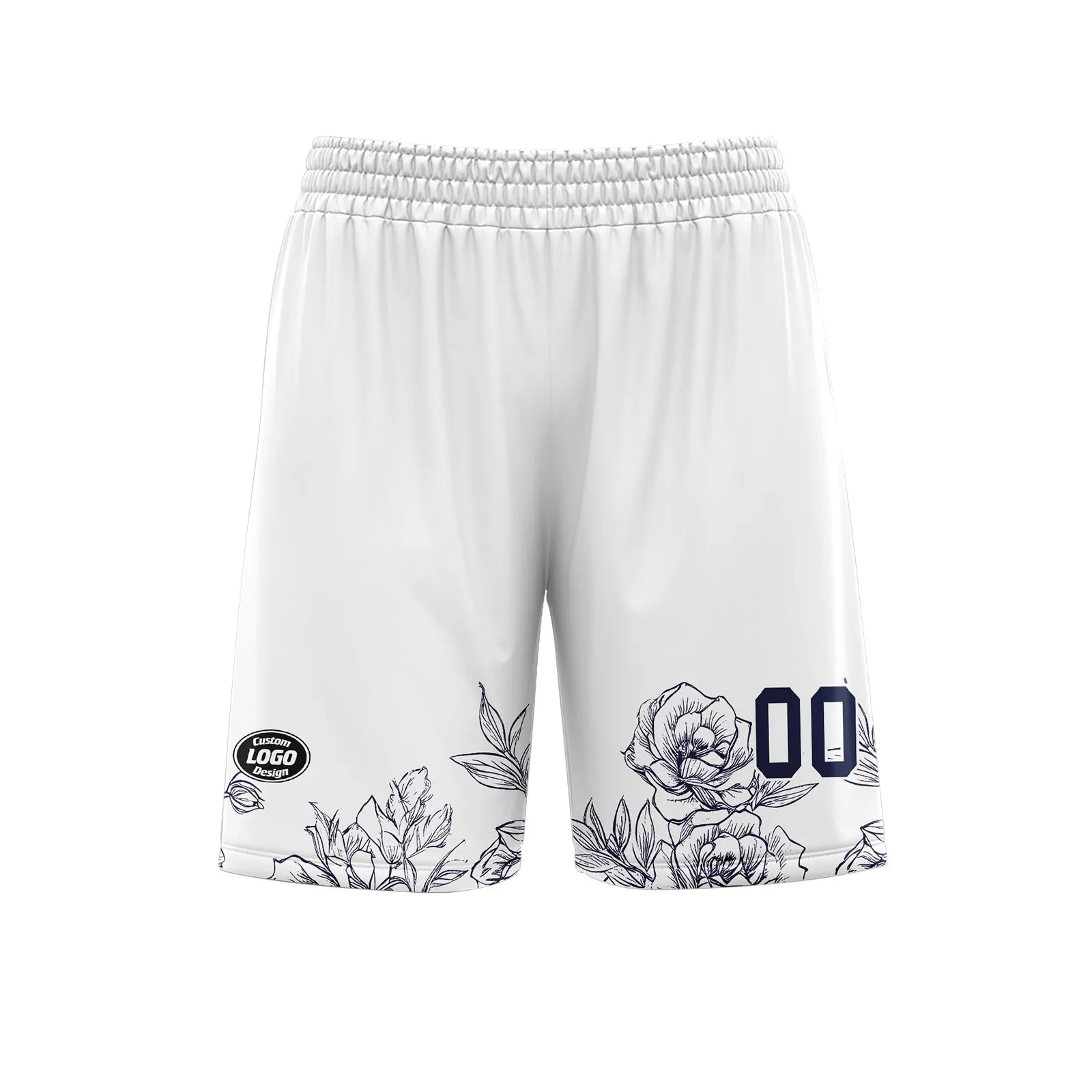 Custom White Blue Soccer Sets Jersey Personalized SCJ101-D28007
