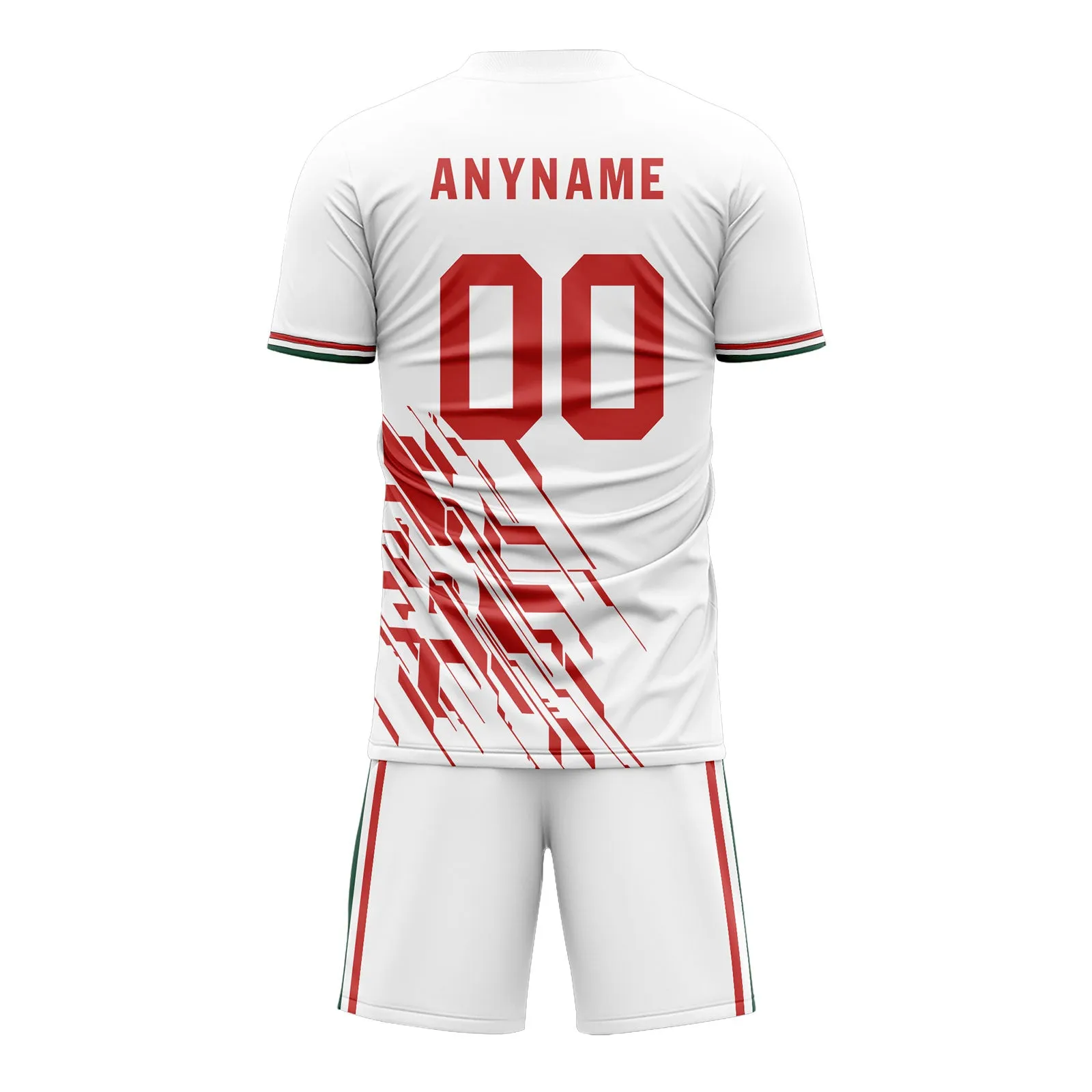 Custom White Red Soccer Sets Jersey Personalized SCJ101-D28035