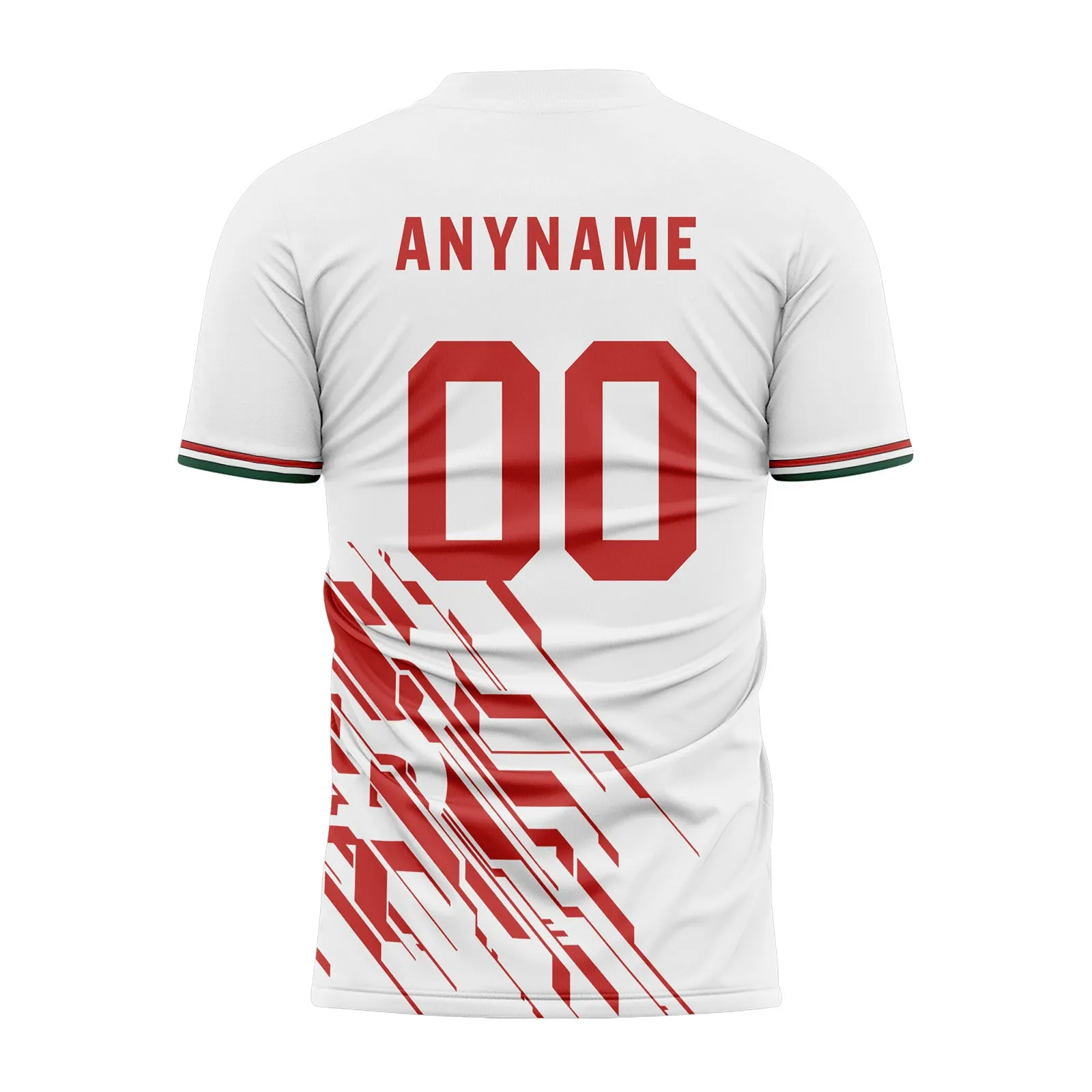 Custom White Red Soccer Sets Jersey Personalized SCJ101-D28035