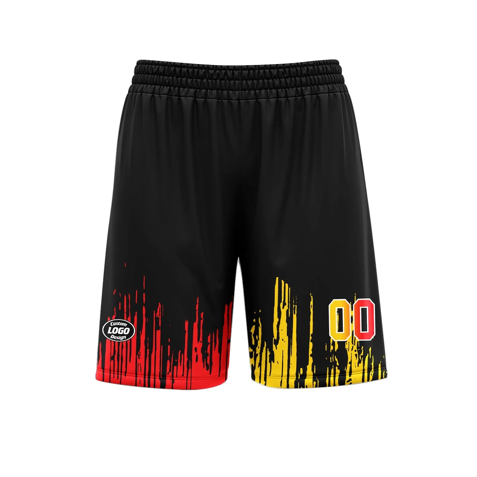 Custom Yellow Red Black Soccer Sets Jersey Personalized SCJ101-D28003