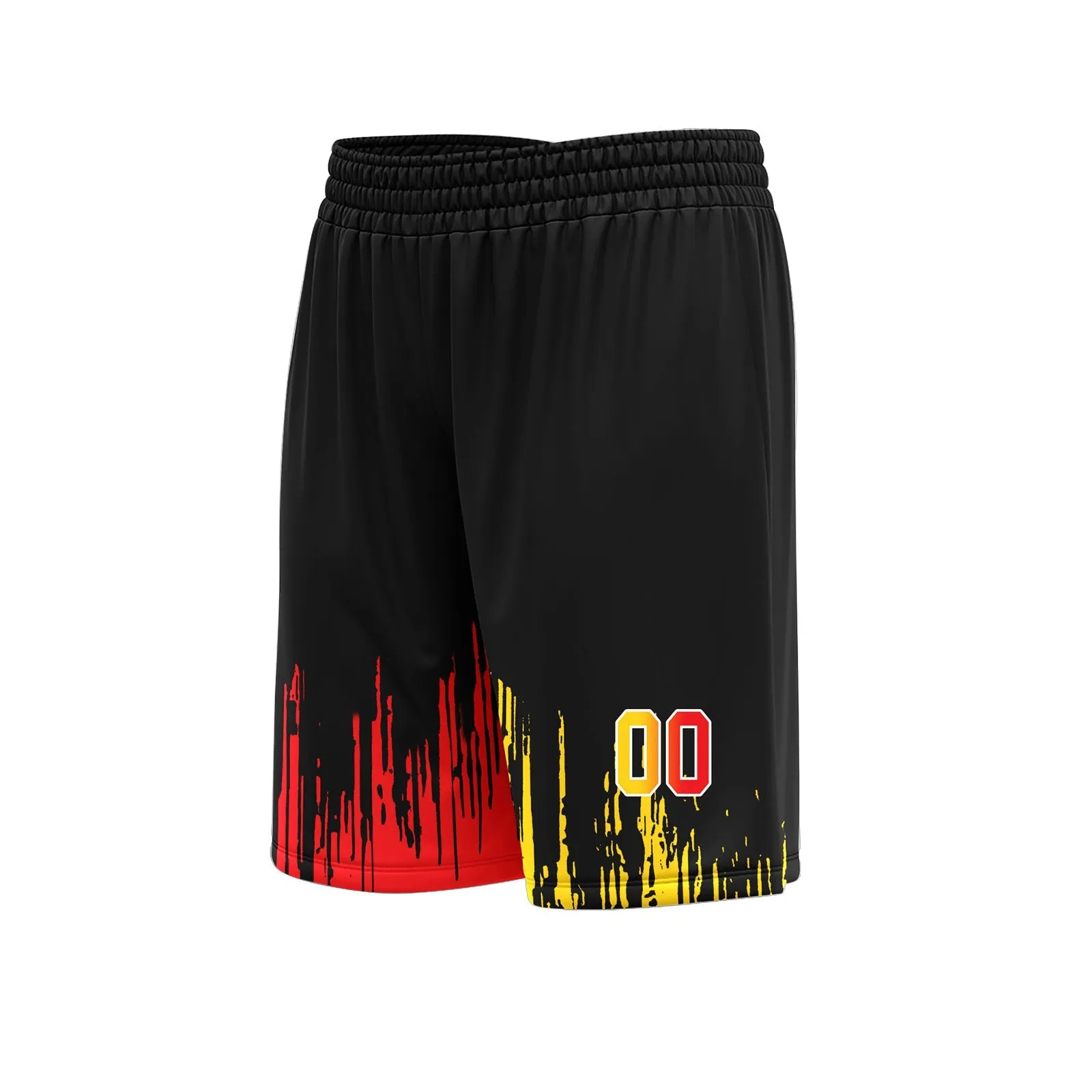 Custom Yellow Red Black Soccer Sets Jersey Personalized SCJ101-D28003