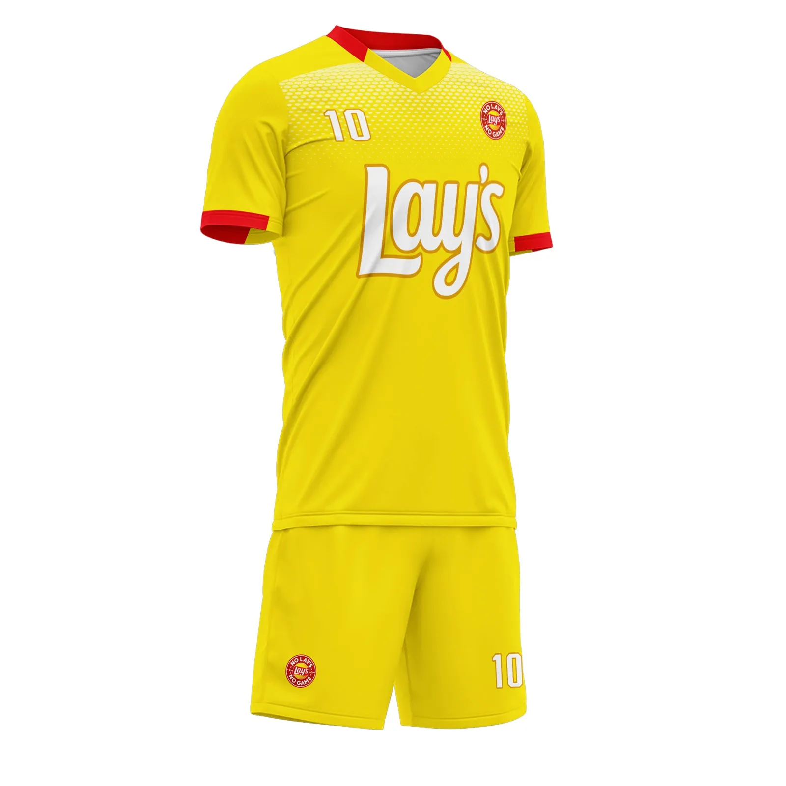 Custom Yellow Soccer Sets Jersey Personalized SCJ101-D020207-1