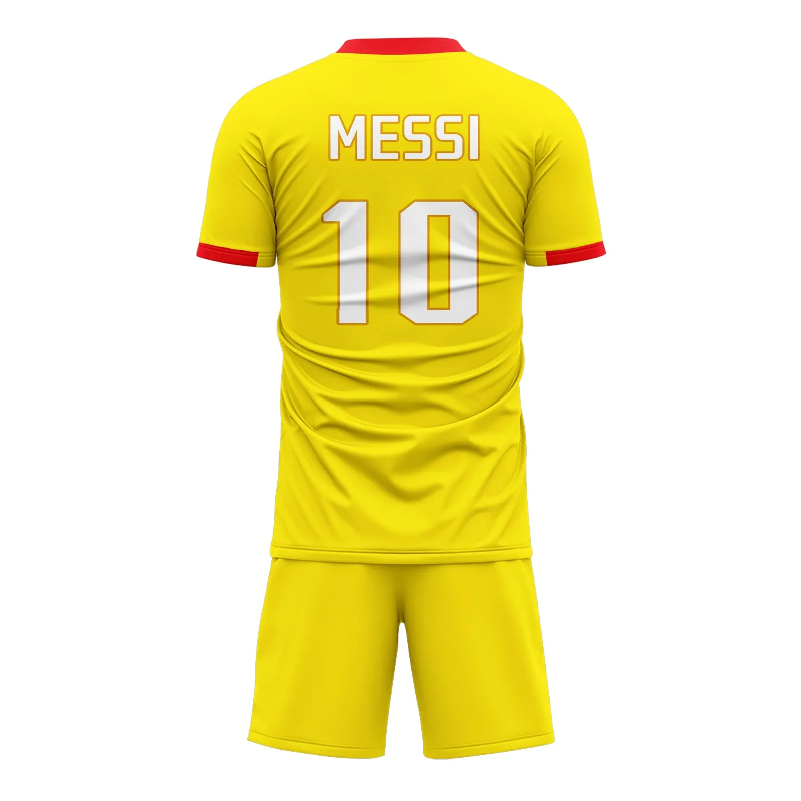 Custom Yellow Soccer Sets Jersey Personalized SCJ101-D020207-1