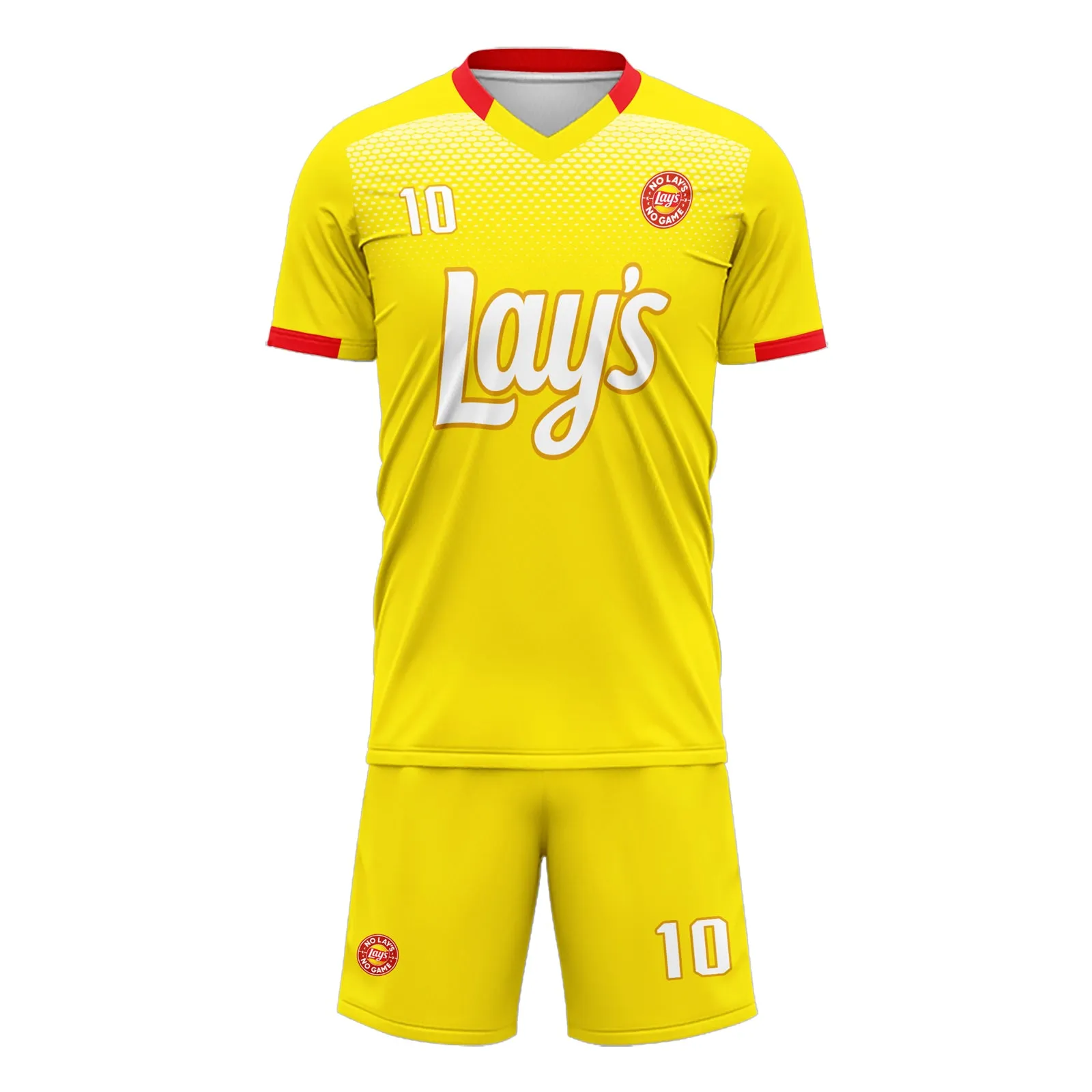 Custom Yellow Soccer Sets Jersey Personalized SCJ101-D020207-1