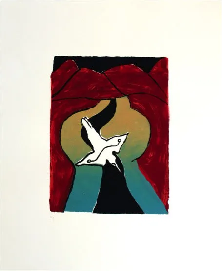 DANIEL BEERON | 'Gijalordi Bana Boongan (Kingfisher Making River)' | Screenprint