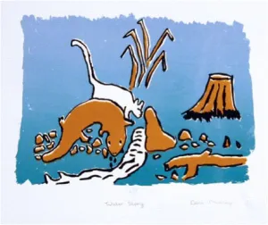 DEBRA MURRAY | 'Water Story' | Screen print