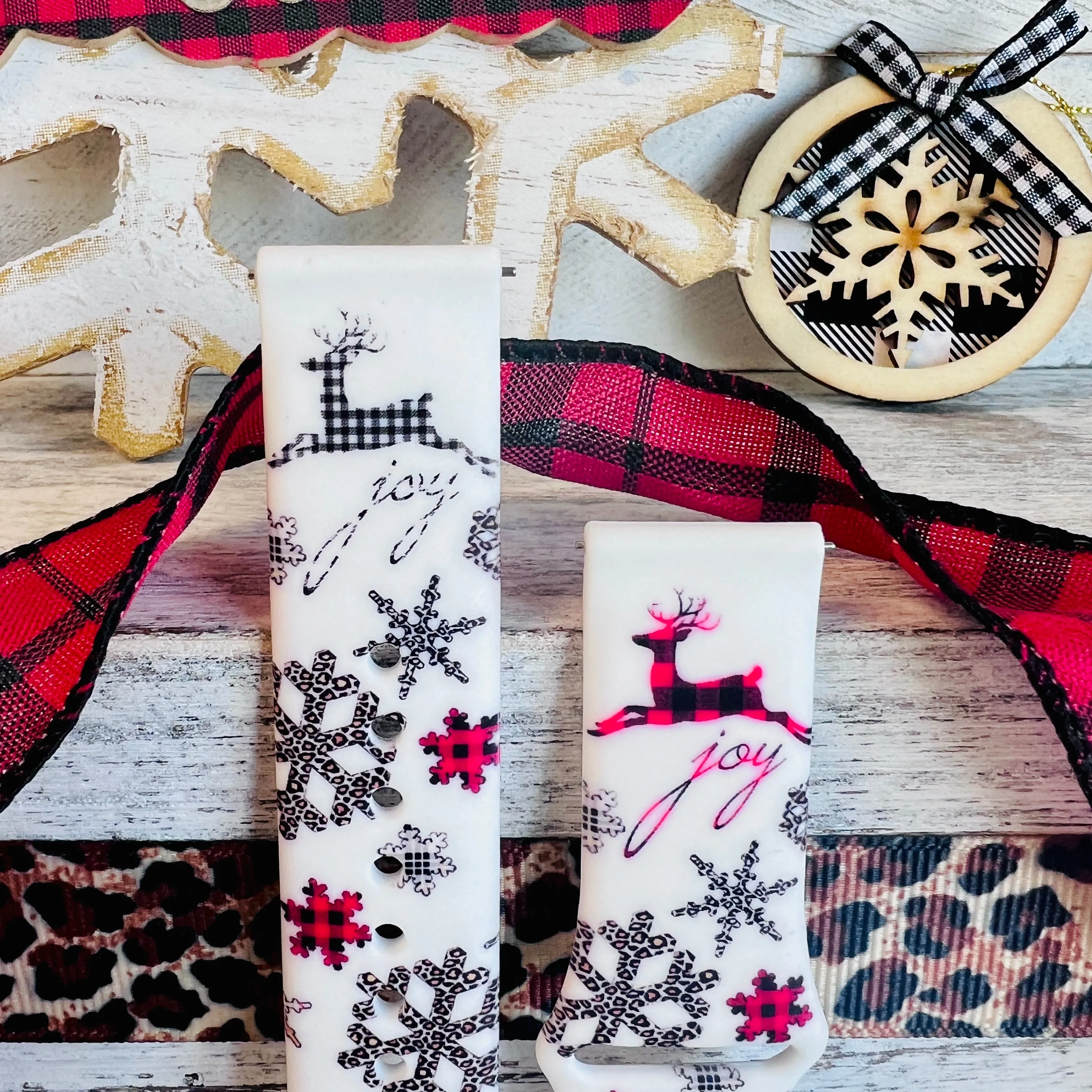 Deer Joy Print Silicone Band For Samsung Watch Two Colors Available