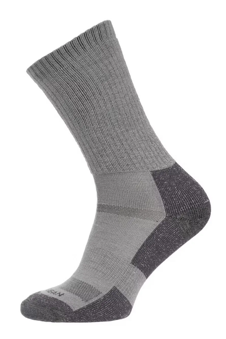 ENHANCED MEDIUM WEIGHT CREW socks NGCM0003 GREY L (44-46) Grey