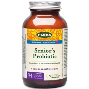 Flora Seniors Probiotic (Super Advanced Adult's Probiotic) 60 veg caps