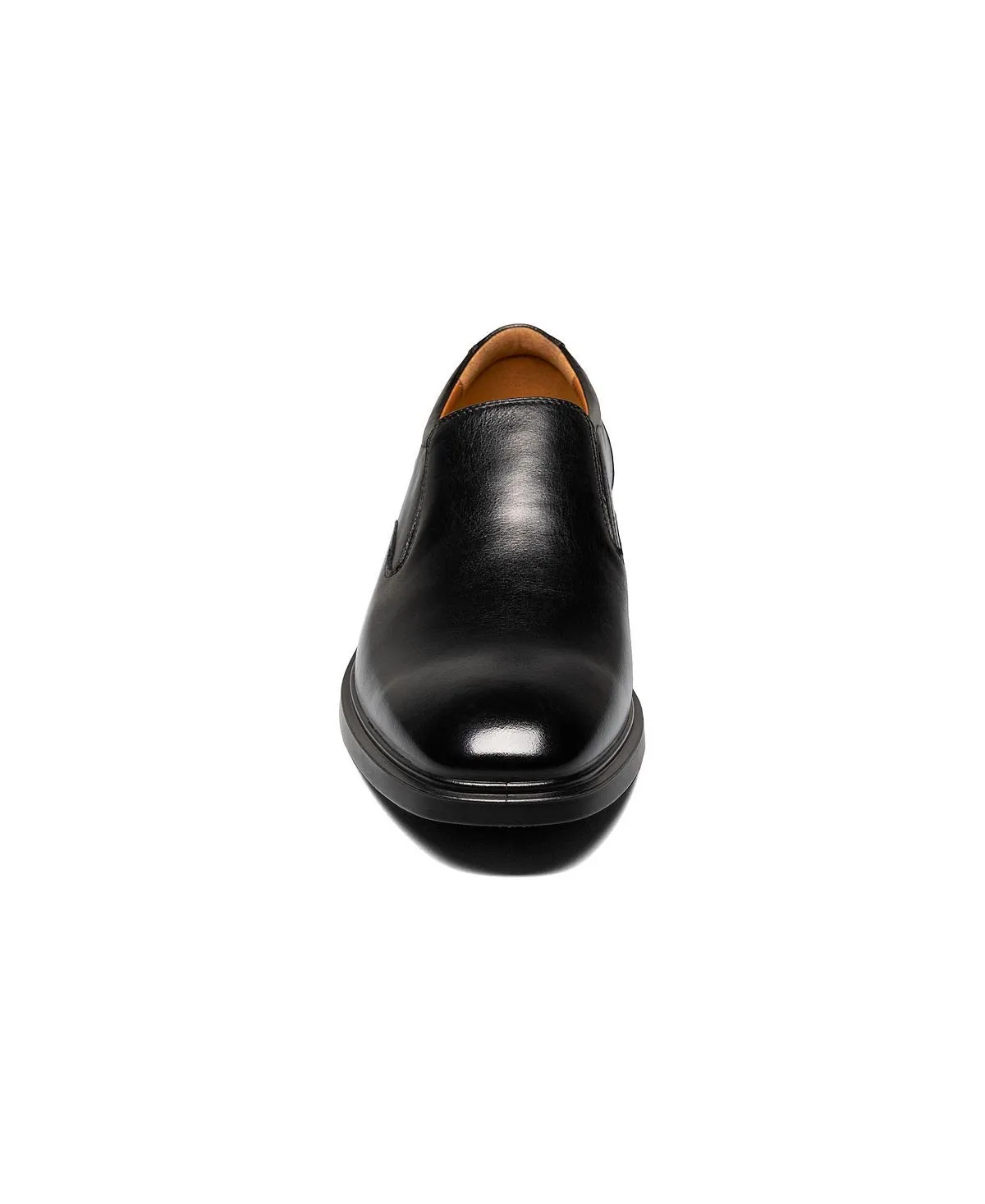 Florsheim Men's Waterproof Slip-on Shoes with Plain Toe, Black