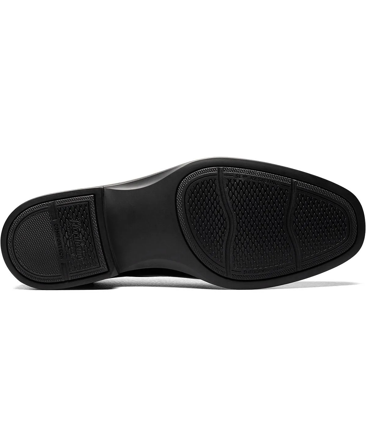 Florsheim Men's Waterproof Slip-on Shoes with Plain Toe, Black